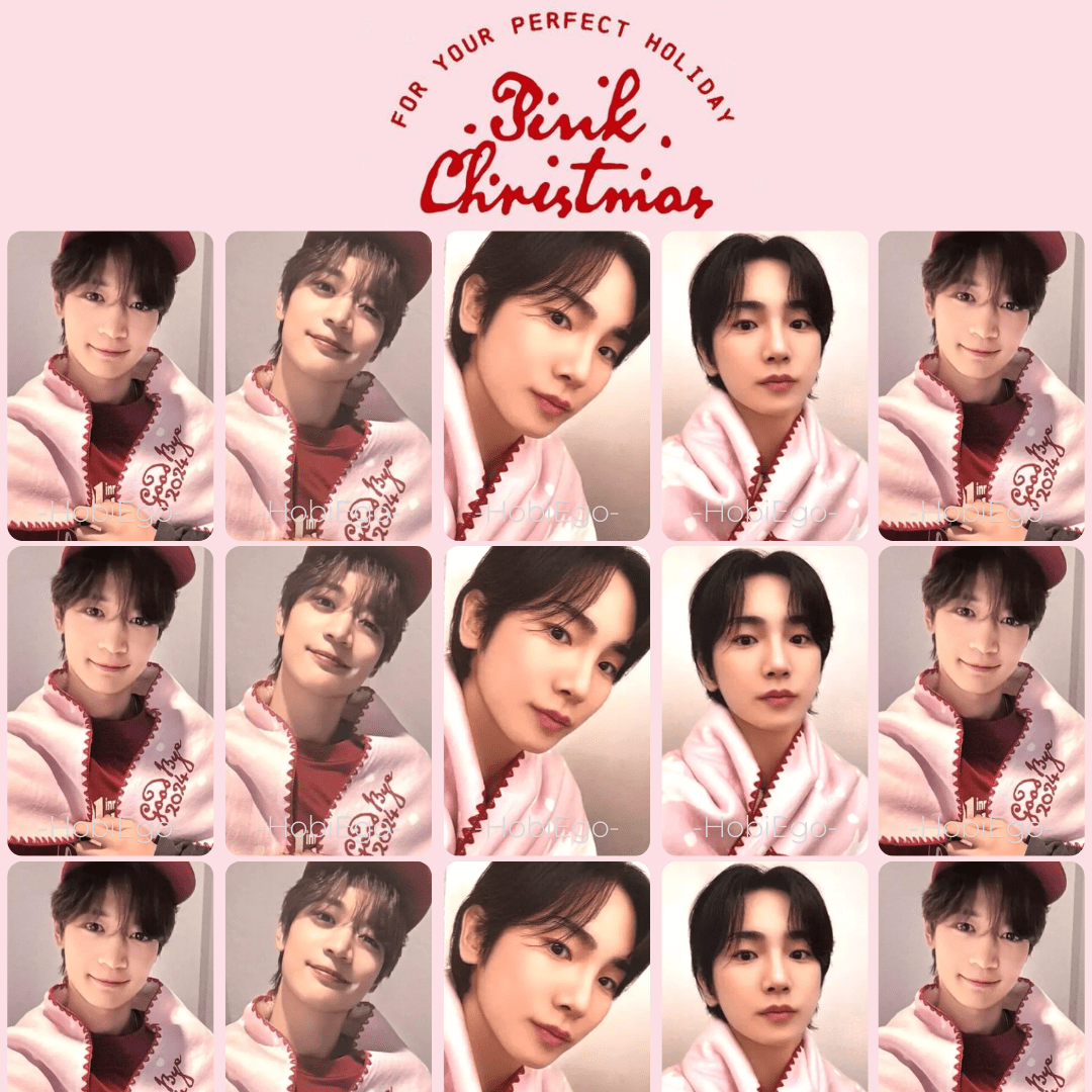 SHINEE 2024 Pink Christmas Photocards – Photocards (Key 1 / / ) | HobiEgo
