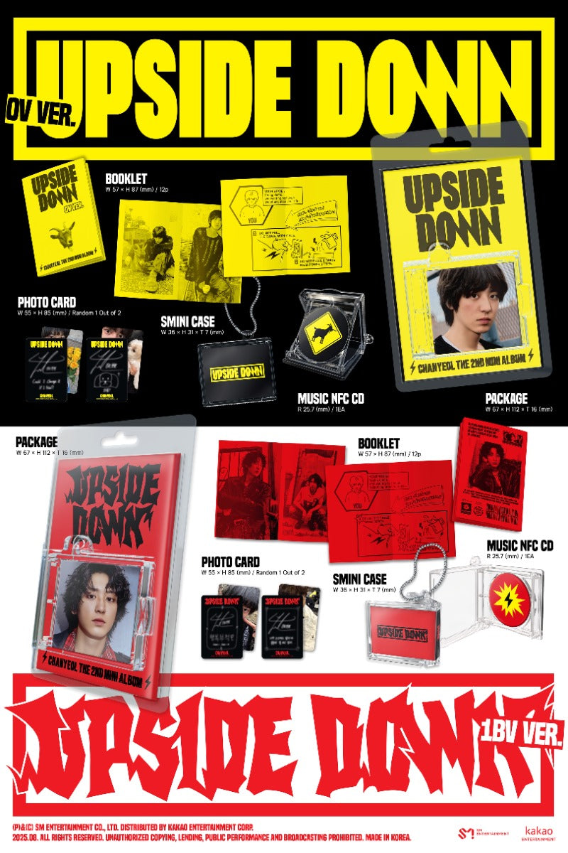 CHANYEOL 2nd Mini Album Upside Down (SMini Version)