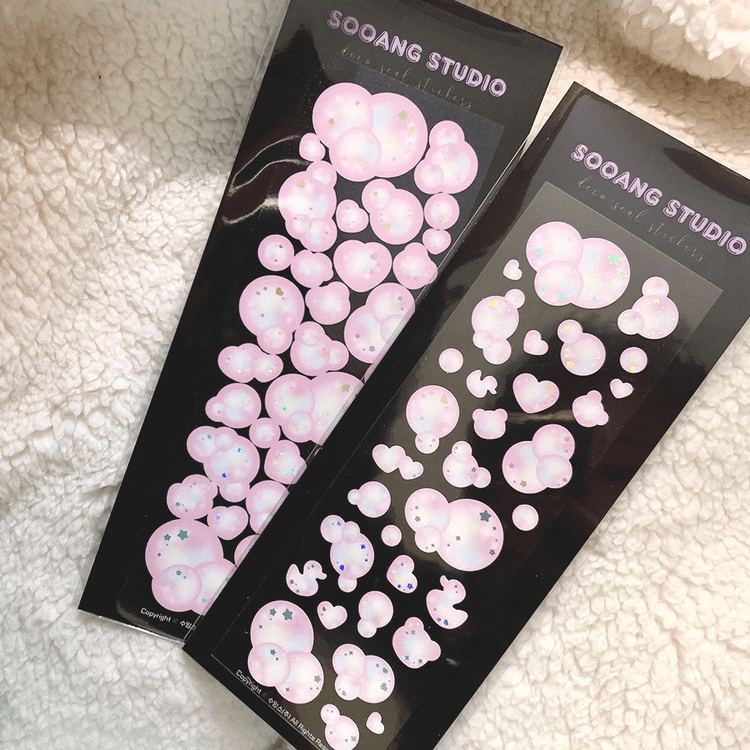 SOOANG Studio Bubble Bomb Sticker – Stickers (Pink / / ) | HobiEgo