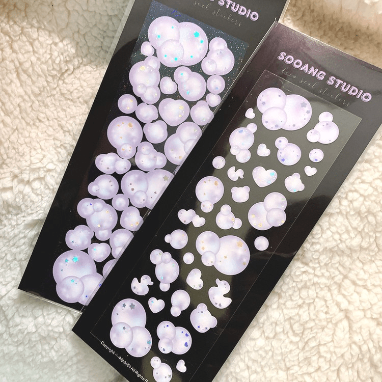 SOOANG Studio Bubble Bomb Sticker – Stickers (Purple / / ) | HobiEgo