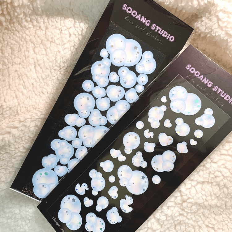 SOOANG Studio Bubble Bomb Sticker – Stickers (Sky Blue / / ) | HobiEgo