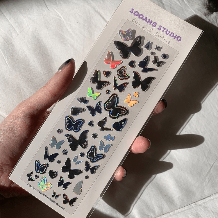 SOOANG Studio Butterfly In The Night Sky Sticker – Stickers ( / / ) | HobiEgo