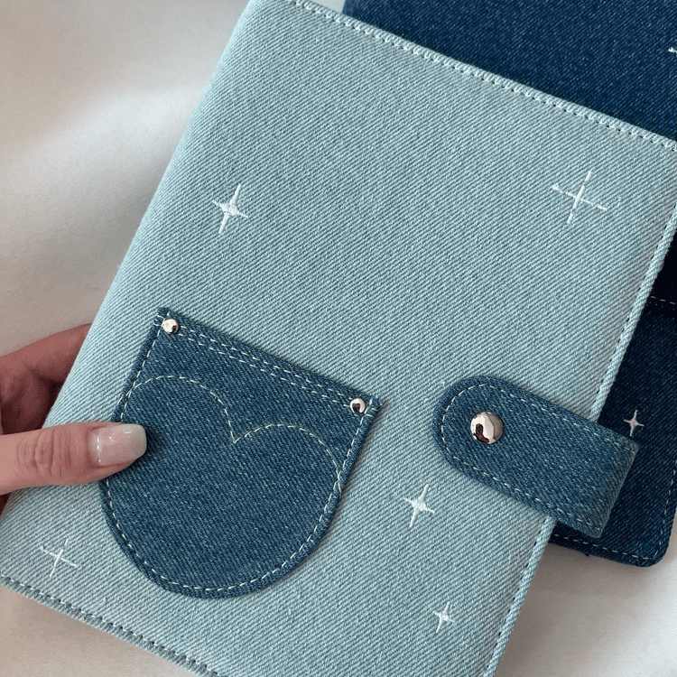 SOOANG Studio Denim 6 Ring Diary Cover – Merchandise (Blue / / ) | HobiEgo