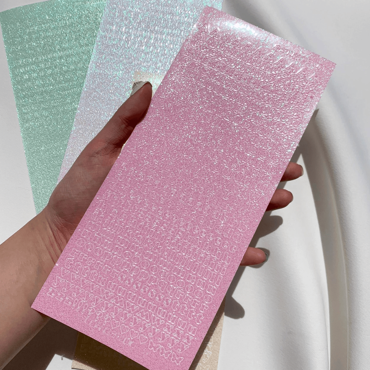 SOOANG Studio English Sherbet Alphabet Sticker – Stickers (Pink / / ) | HobiEgo