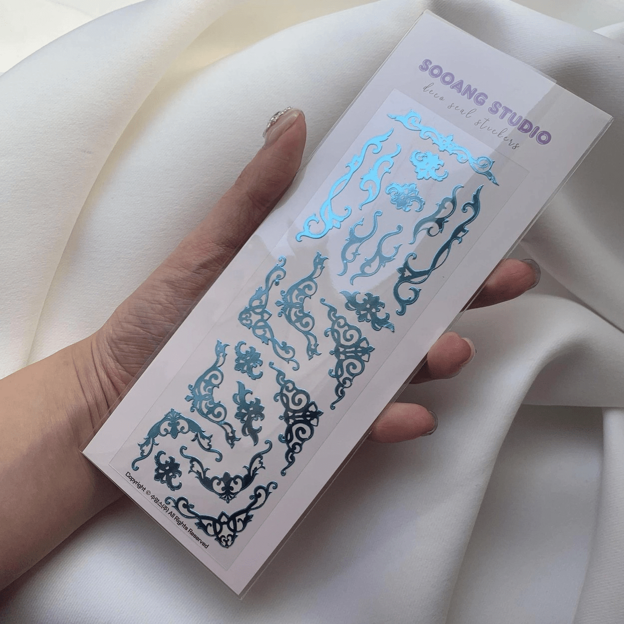 SOOANG Studio Hologram Frames Sticker – Stickers (Blue / / ) | HobiEgo