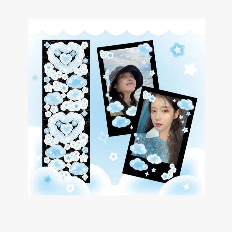 SOOANG Studio Mallang Cloud Heart Cloud Sticker – Stickers (Blue / / ) | HobiEgo