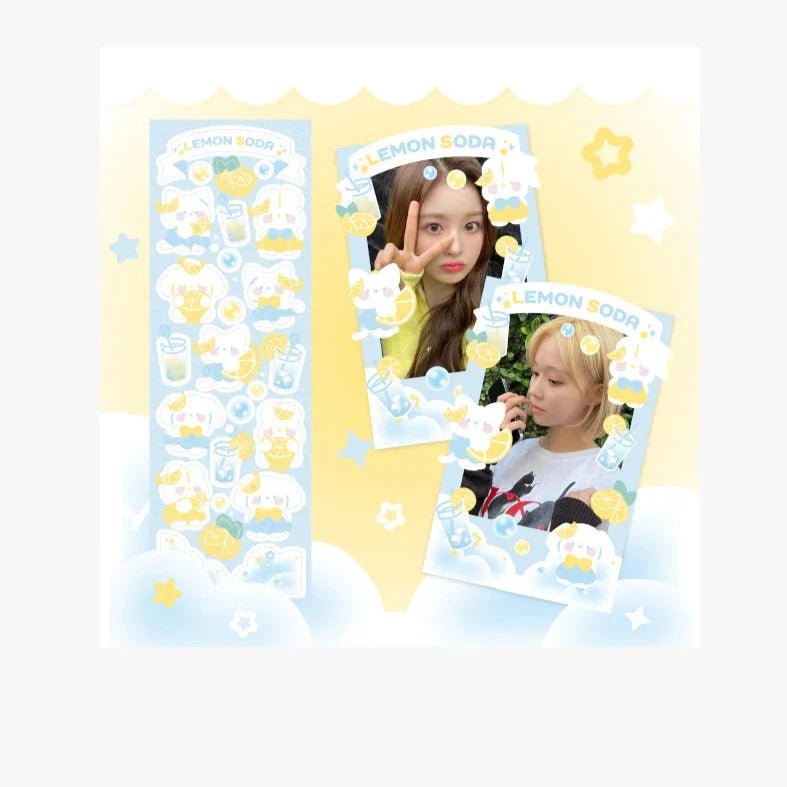 SOOANG Studio Mallang Cloud Sticker – Stickers (Lemon Soda / / ) | HobiEgo