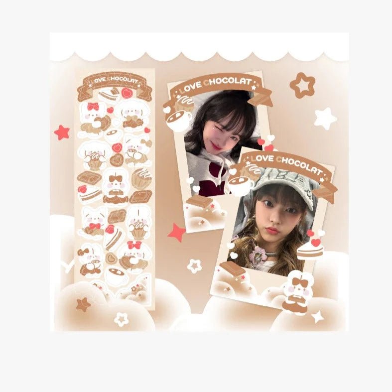 SOOANG Studio Mallang Cloud Sticker – Stickers (Love Chocolat / / ) | HobiEgo