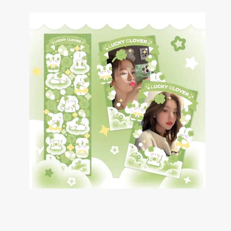 SOOANG Studio Mallang Cloud Sticker – Stickers (Lucky Clover / / ) | HobiEgo