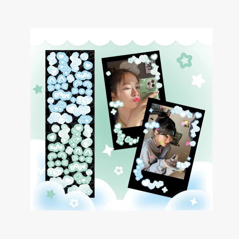 SOOANG Studio Mallang Cloud Twinkle Parts Sticker – Stickers (Green / / ) | HobiEgo