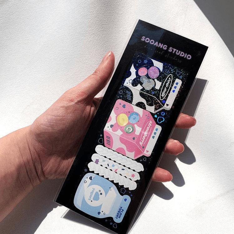 SOOANG Studio Photo Frame Sticker – Stickers (Milk / / ) | HobiEgo