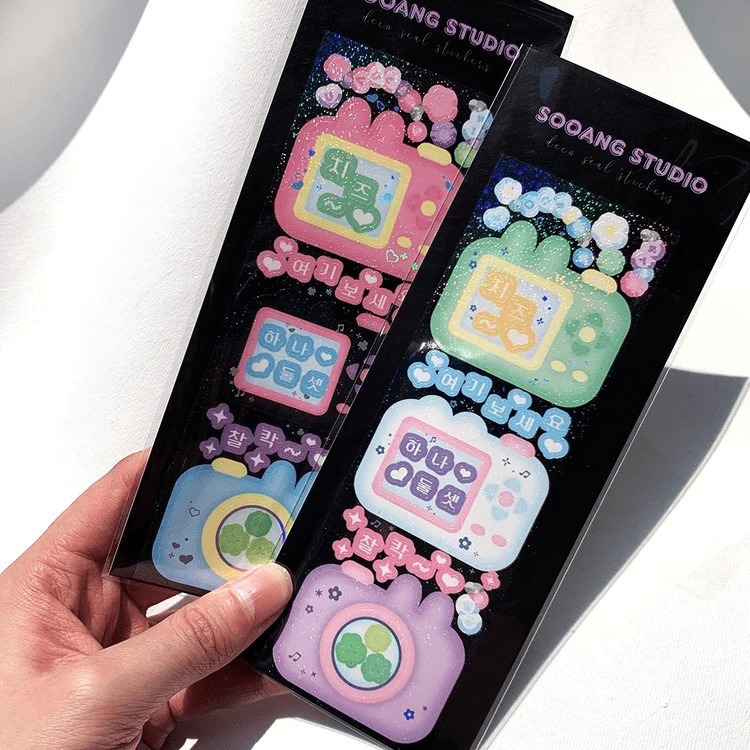 SOOANG Studio Photo Frame Sticker – Stickers (Toy Camera Black / / ) | HobiEgo