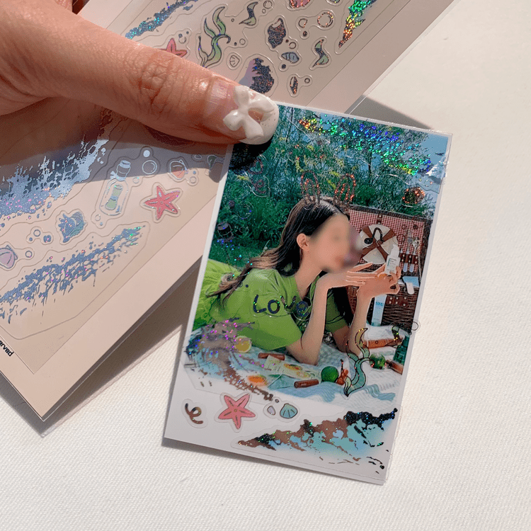 SOOANG Studio Sea Of Waves Sticker – Stickers ( / / ) | HobiEgo