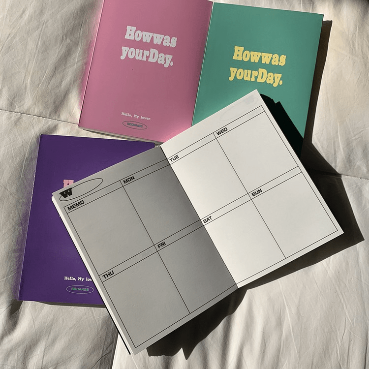 SOOANG Studio Your Day Diary – merch (Purple / / ) | HobiEgo