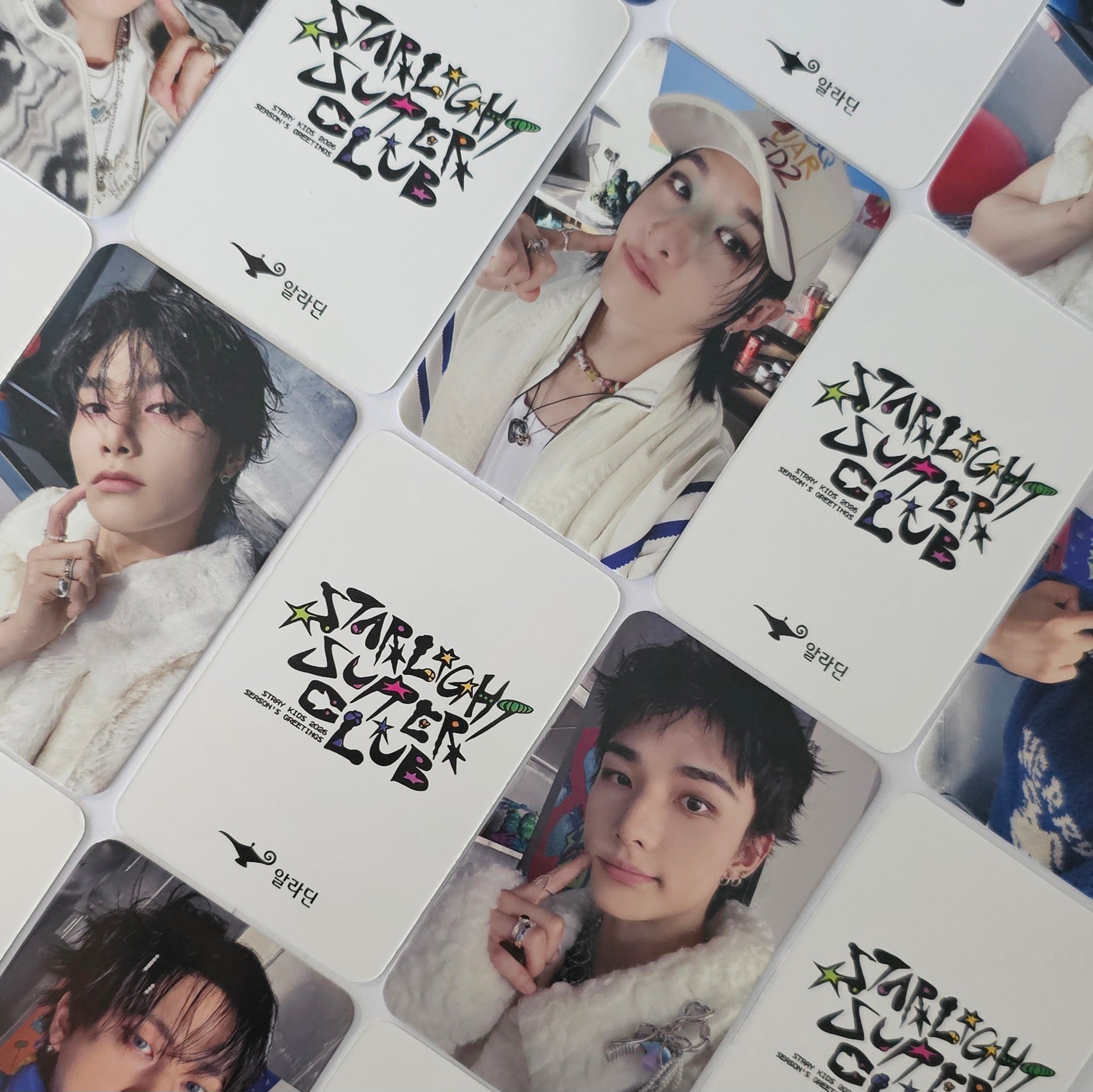 Stray Kids 2026 Season's Greetings STARLIGHT SUPPER CLUB Aladin Photocards – photocard (Bang Chan / / ) | HobiEgo
