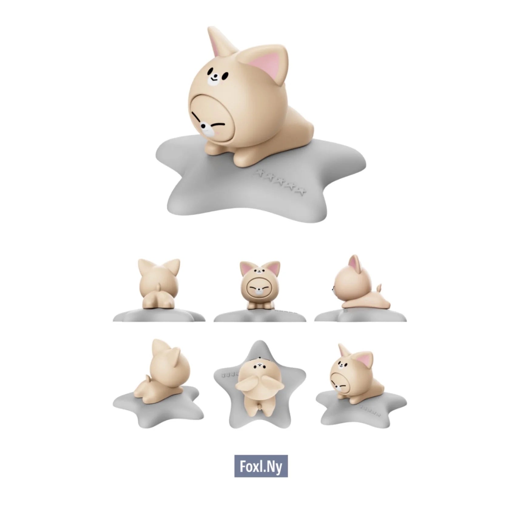 Stray Kids 5 - Star★★★★★: Dome Tour 2023 Seoul Special (Unveil 13) Official SKZOO Mini Figure – Plush (Foxl.Ny / / ) | HobiEgo