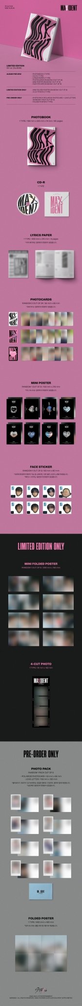 Stray Kids 7th Mini Album MAXIDENT (Limited Edition) – album ( / / ) | HobiEgo