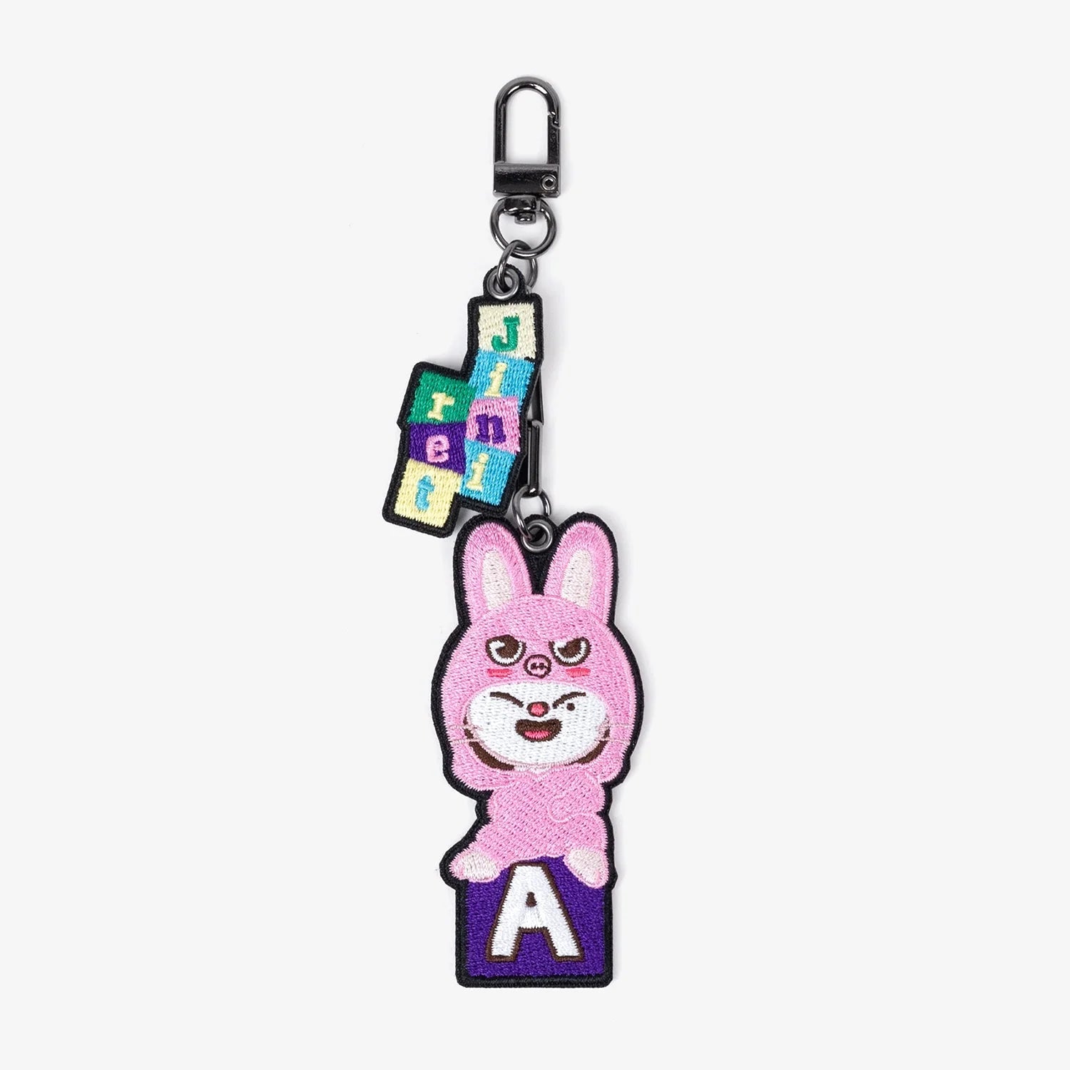STRAY KIDS Embroidery Key Holder Fan Connecting 2024 SKZ TOY WORLD – Keyring (Jiniret / / ) | HobiEgo