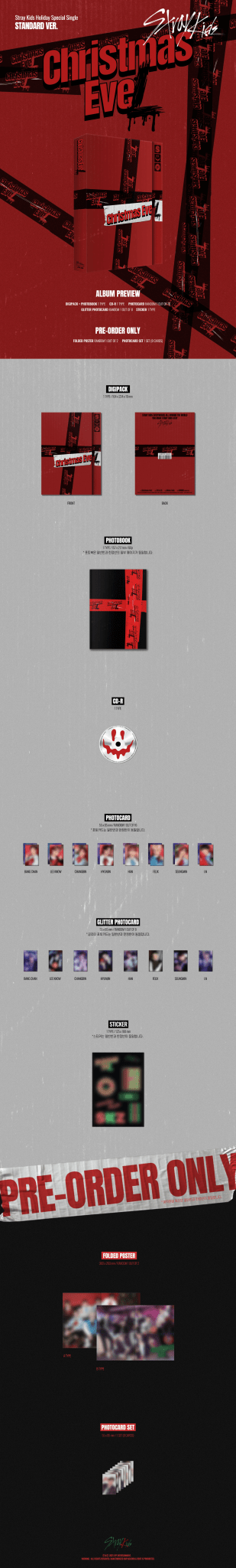 Stray Kids Holiday Special Single Christmas EveL (STANDARD Version) – album ( / / ) | HobiEgo
