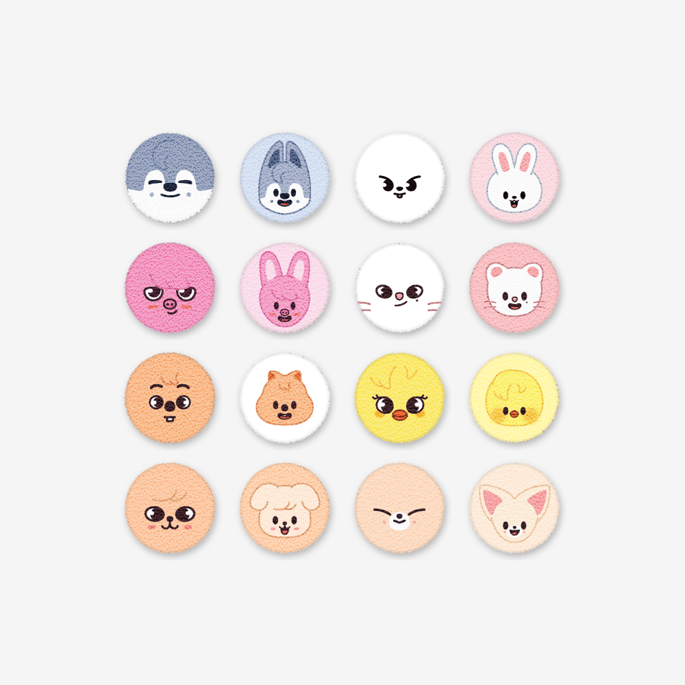 Stray Kids SKZOO Secret Boucle Can Badge : For 5th Fanmeeting 5'CLOCK – Merchandise ( / / ) | HobiEgo