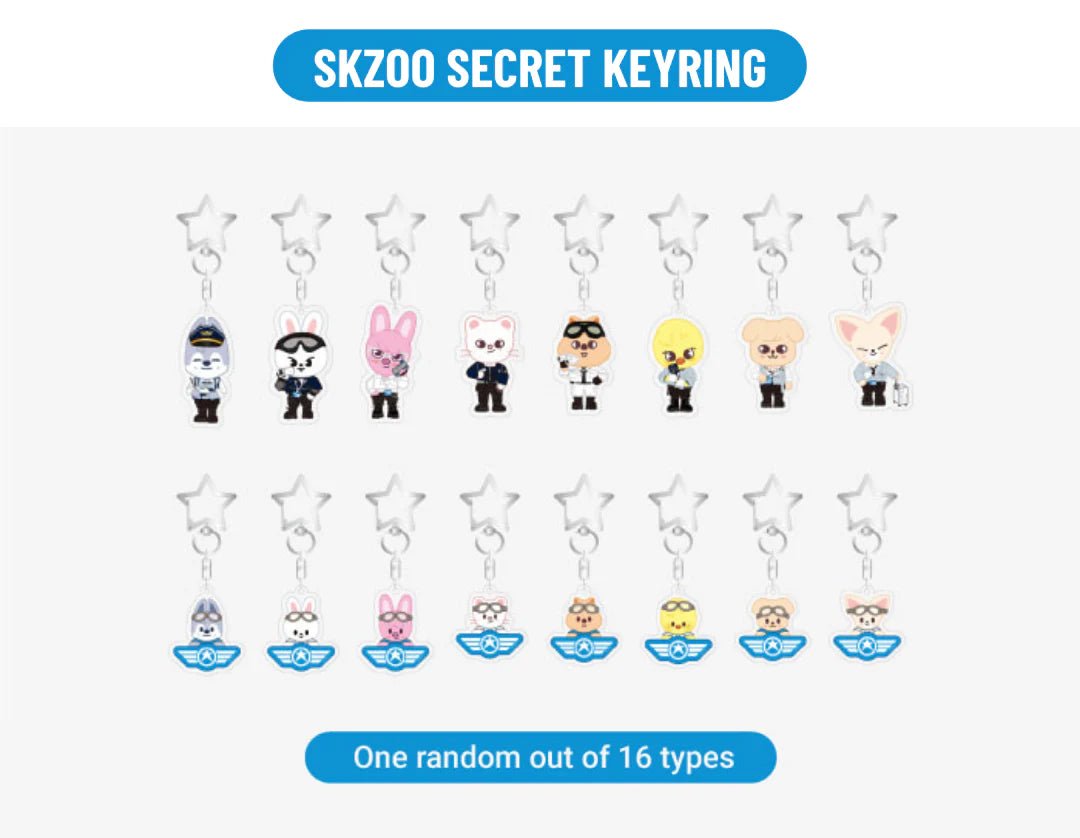 STRAY KIDS SKZOO Secret Keyring : FOR ★★★★★ – Keyring ( / / ) | HobiEgo