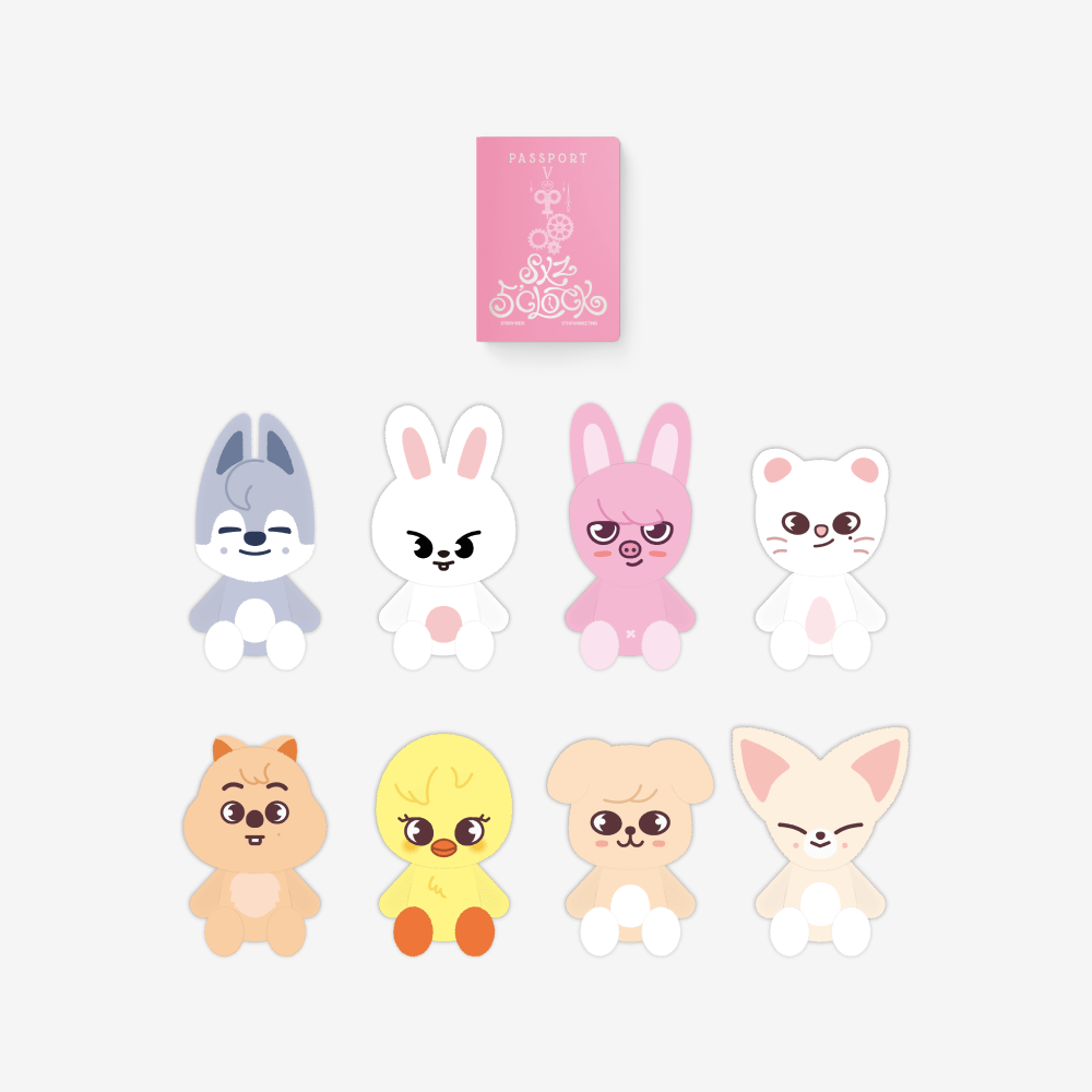Stray Kids SKZOO Teddy Bear Plush : For 5th Fanmeeting 5'CLOCK – Plush (Wolf Chan / / ) | HobiEgo