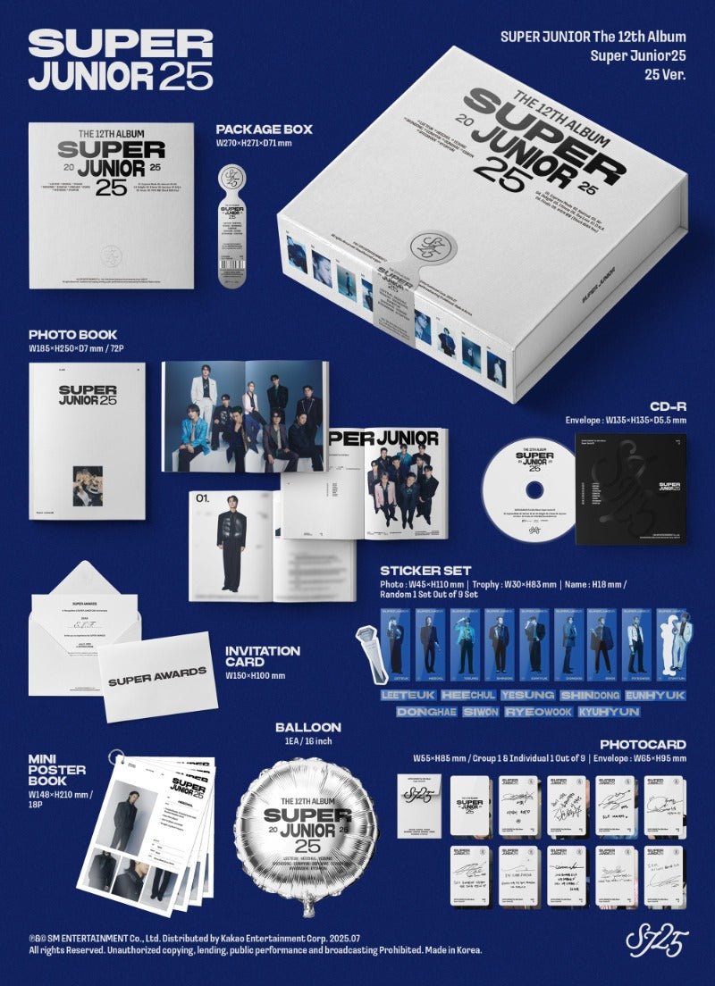 SUPER JUNIOR 12th Full Album Super Junior25 (25 Version) – album ( / / ) | HobiEgo