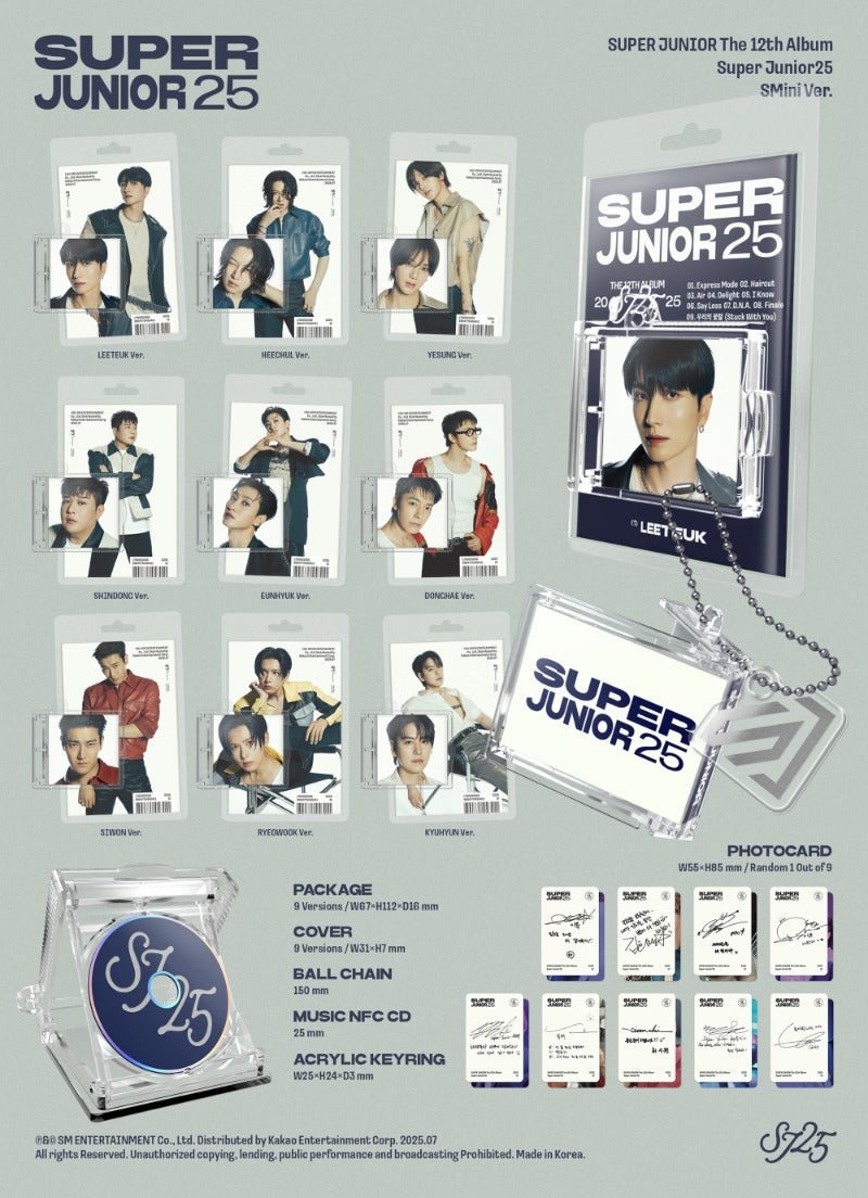 SUPER JUNIOR 12th Full Album Super Junior25 (SMini Version) – album ( / / ) | HobiEgo