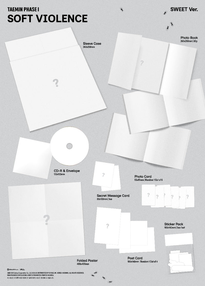 PRE-ORDER TAEMIN PHASE I : Soft Violence (PHOTO BOOK Version)