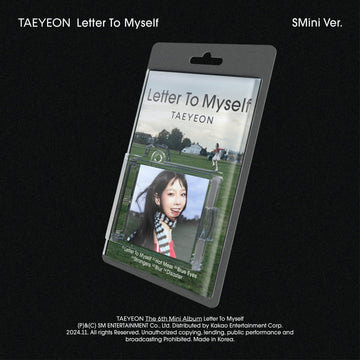 TAEYEON 6th Mini Album Letter To Myself (SMini Version) – album 8804775452659 ( / / ) | HobiEgo K - pop Shop