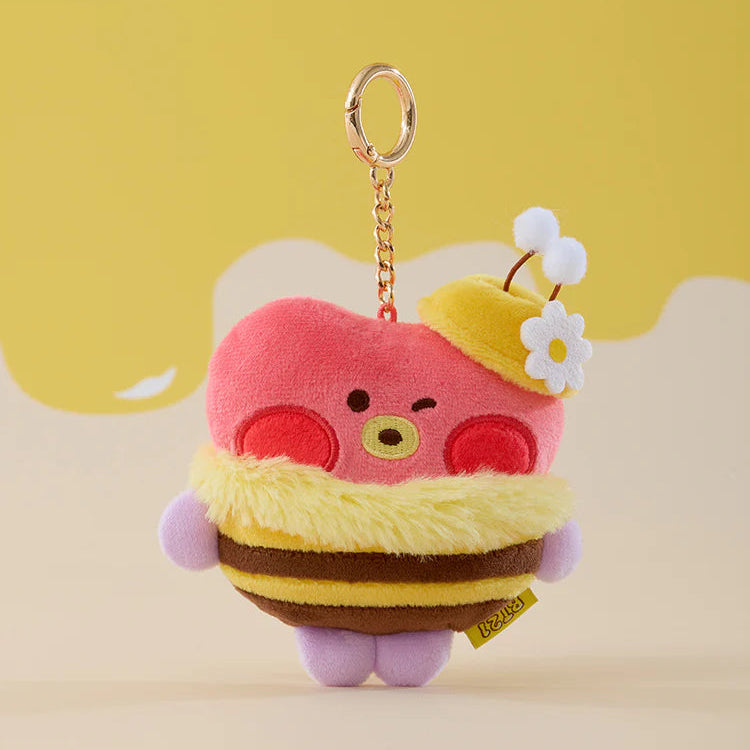 BT21 Minini Honeybee Doll Tape Measure Keyring