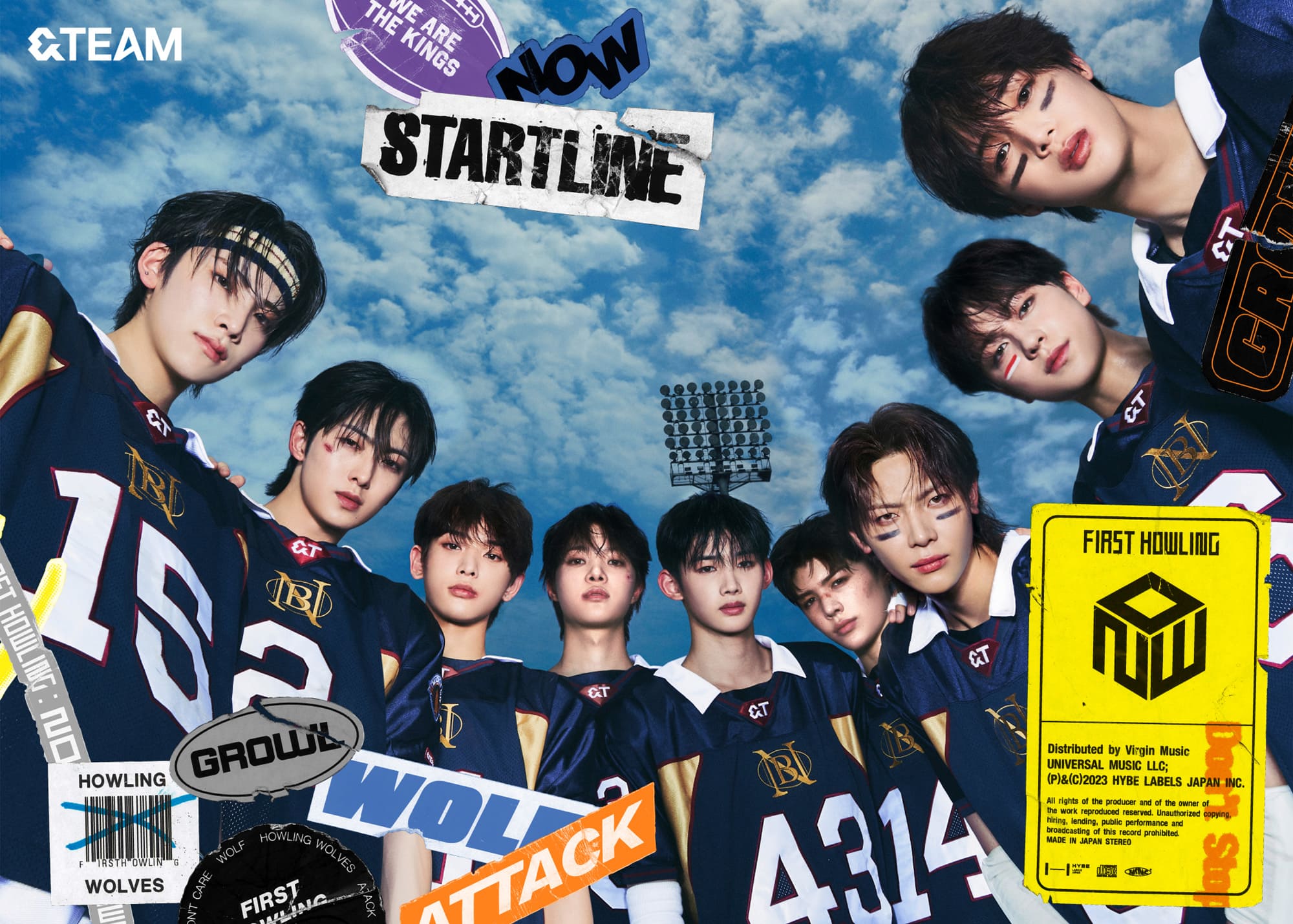 &TEAM 1st Album First Howling: NOW (Limited Edition B) – album ( / / ) | HobiEgo