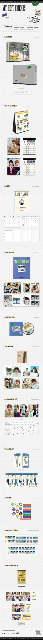 &TEAM 2024 Season's Greetings MY BEST FRIENDS + 3Cut Photo POB – Season's Greetings ( / / ) | HobiEgo