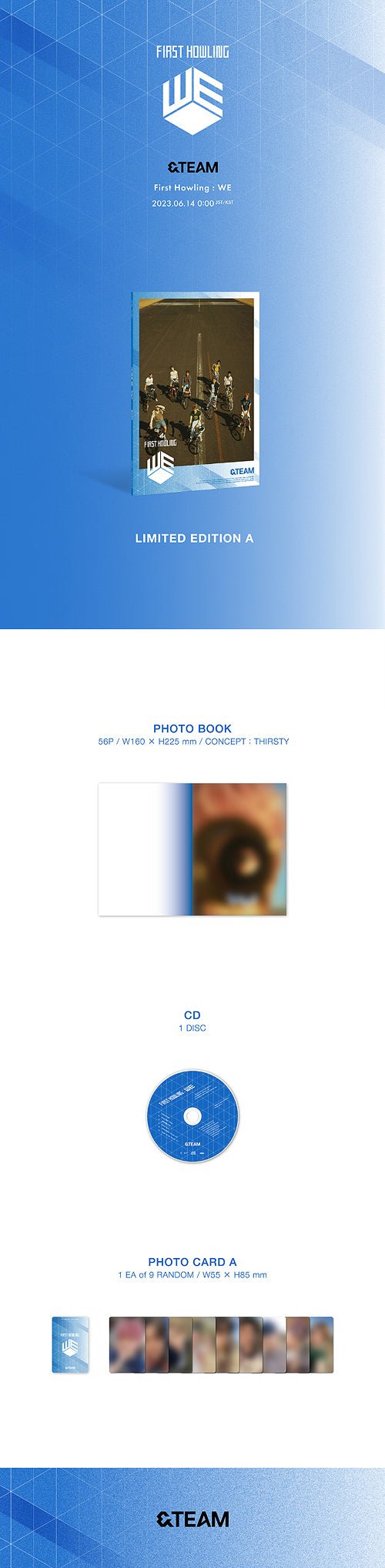 &TEAM First Howling : WE Limited Edition / Type A – album ( / / ) | HobiEgo