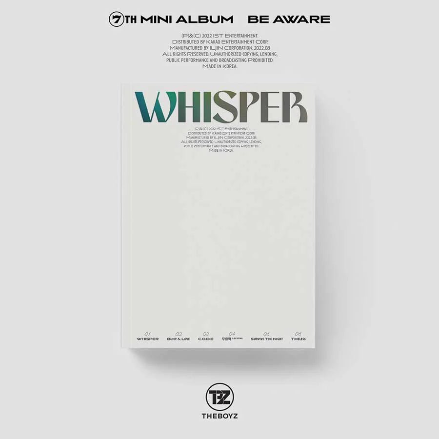 THE BOYZ 7th Mini Album BE AWARE – album (DOCUMENT (WHITE) / / ) | HobiEgo