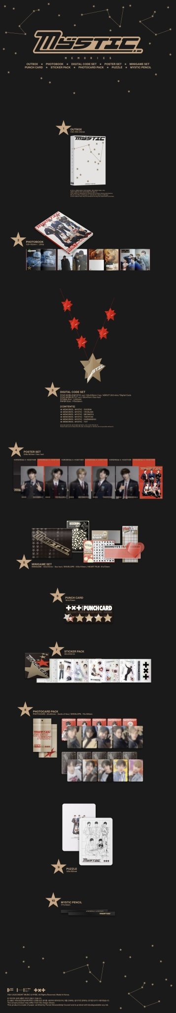 TOMORROW X TOGETHER MEMORIES : MYSTIC – album ( / / ) | HobiEgo