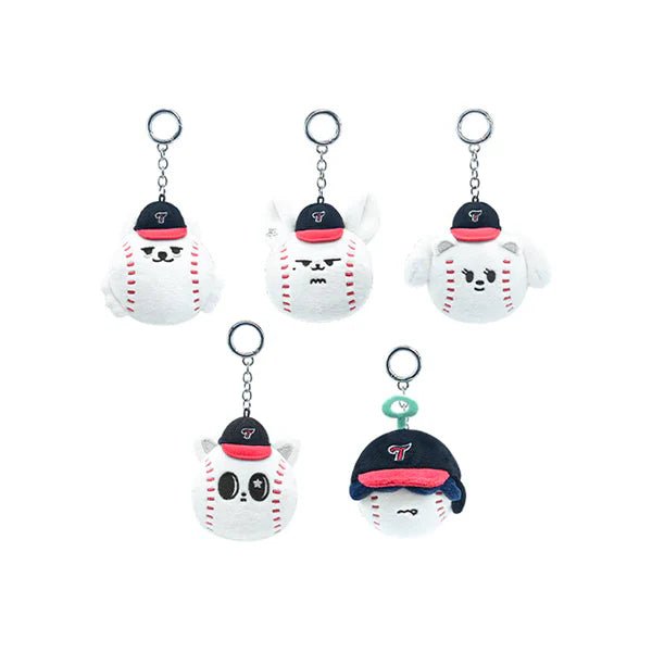TOMORROW X TOGETHER PPULBATU x LG TWINS Face Plush Keyring – Merchandise (CHOI YONG MEONG (SOOBIN) / / ) | HobiEgo