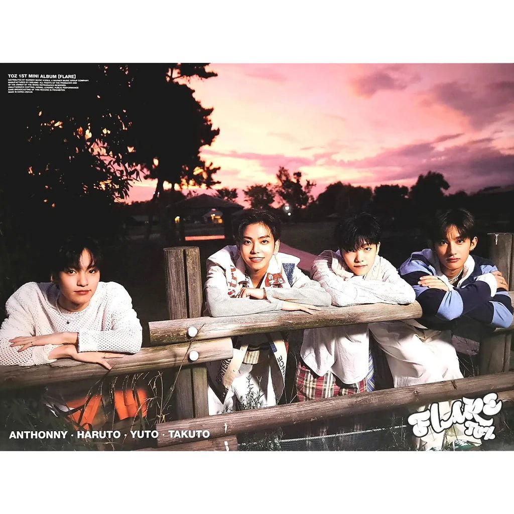 TOZ Debut Album FLARE Poster Orange – Posters ( / / ) | HobiEgo