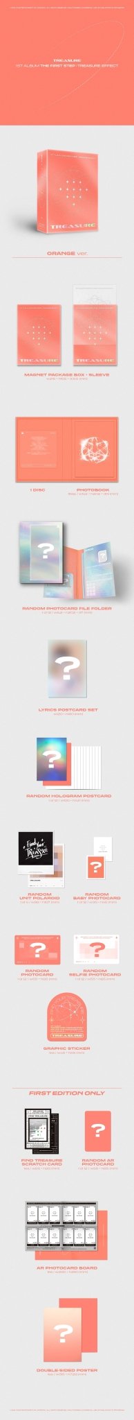 TREASURE 1st Album THE FIRST STEP : TREASURE EFFECT – album (BLUE / / ) | HobiEgo