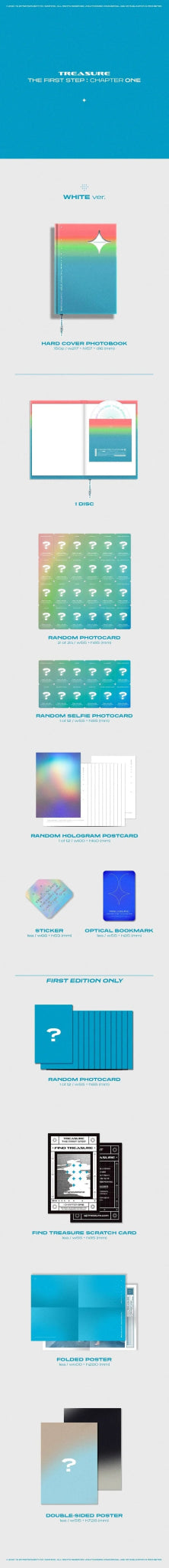 TREASURE 1st Single THE FIRST STEP : CHAPTER ONE – album (Black / / ) | HobiEgo