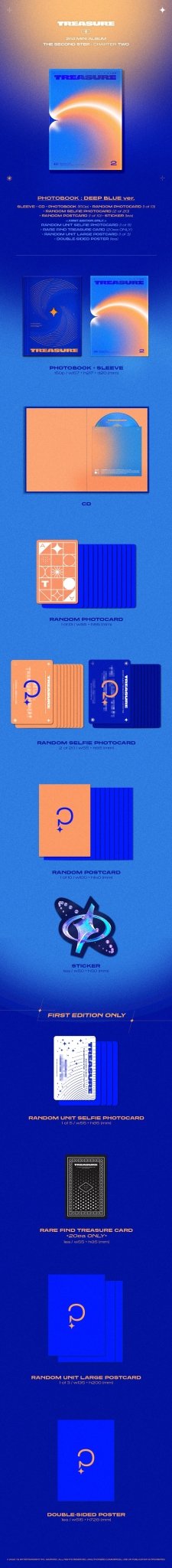 TREASURE 2nd Mini Album THE SECOND STEP : CHAPTER TWO – album (Light Green / / ) | HobiEgo