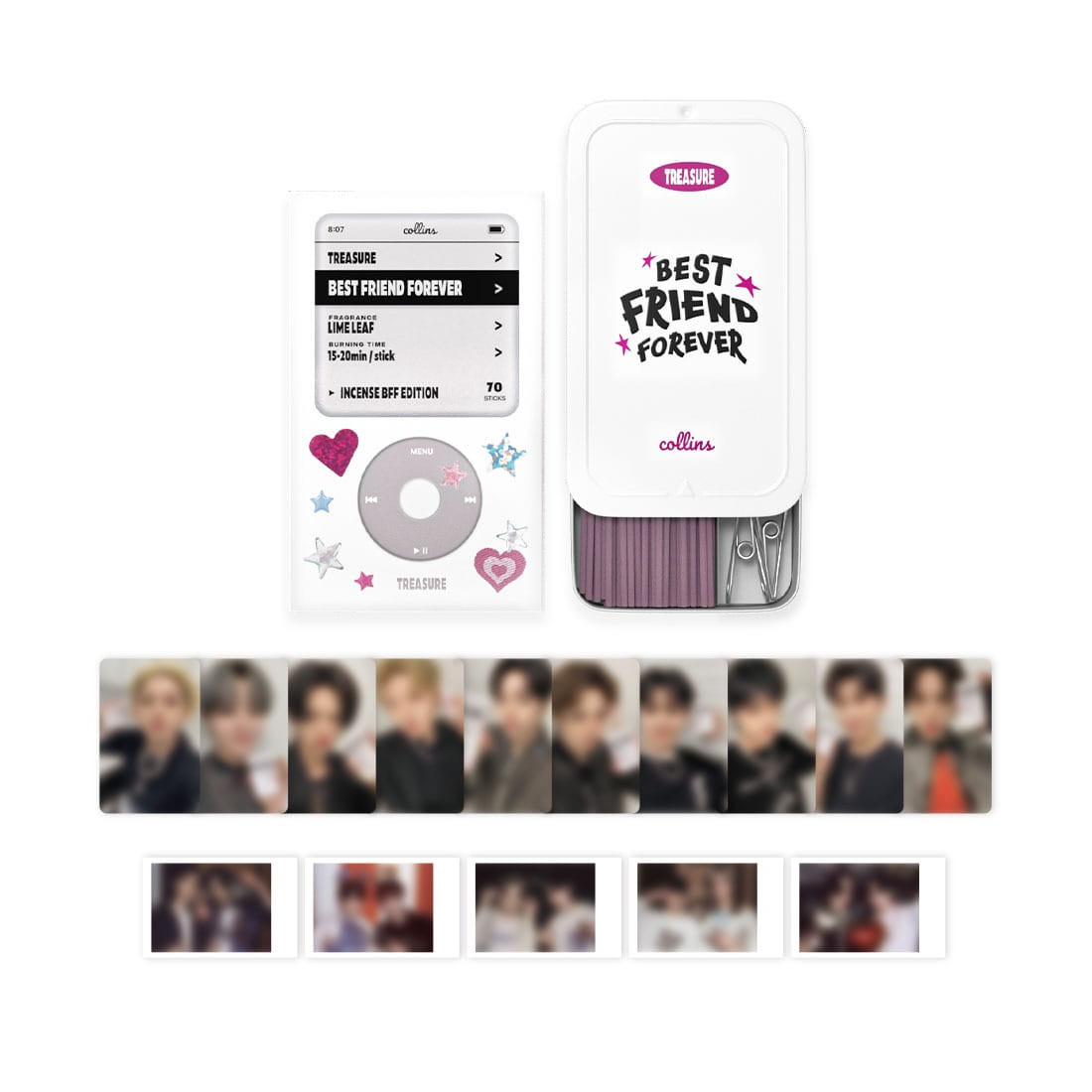 TREASURE Incense Sticks BFF Edition – merch (Forever (PINK) Lime Leaf / / ) | HobiEgo