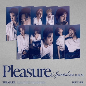 TREASURE Special Mini Album PLEASURE (BLUE Version) – album 8800276473209 (Choi Hyunsuk / / ) | HobiEgo
