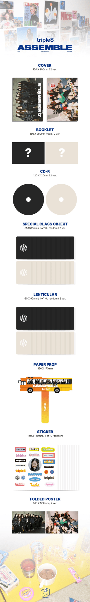 tripleS Mini Album ASSEMBLE – album (A / / ) | HobiEgo