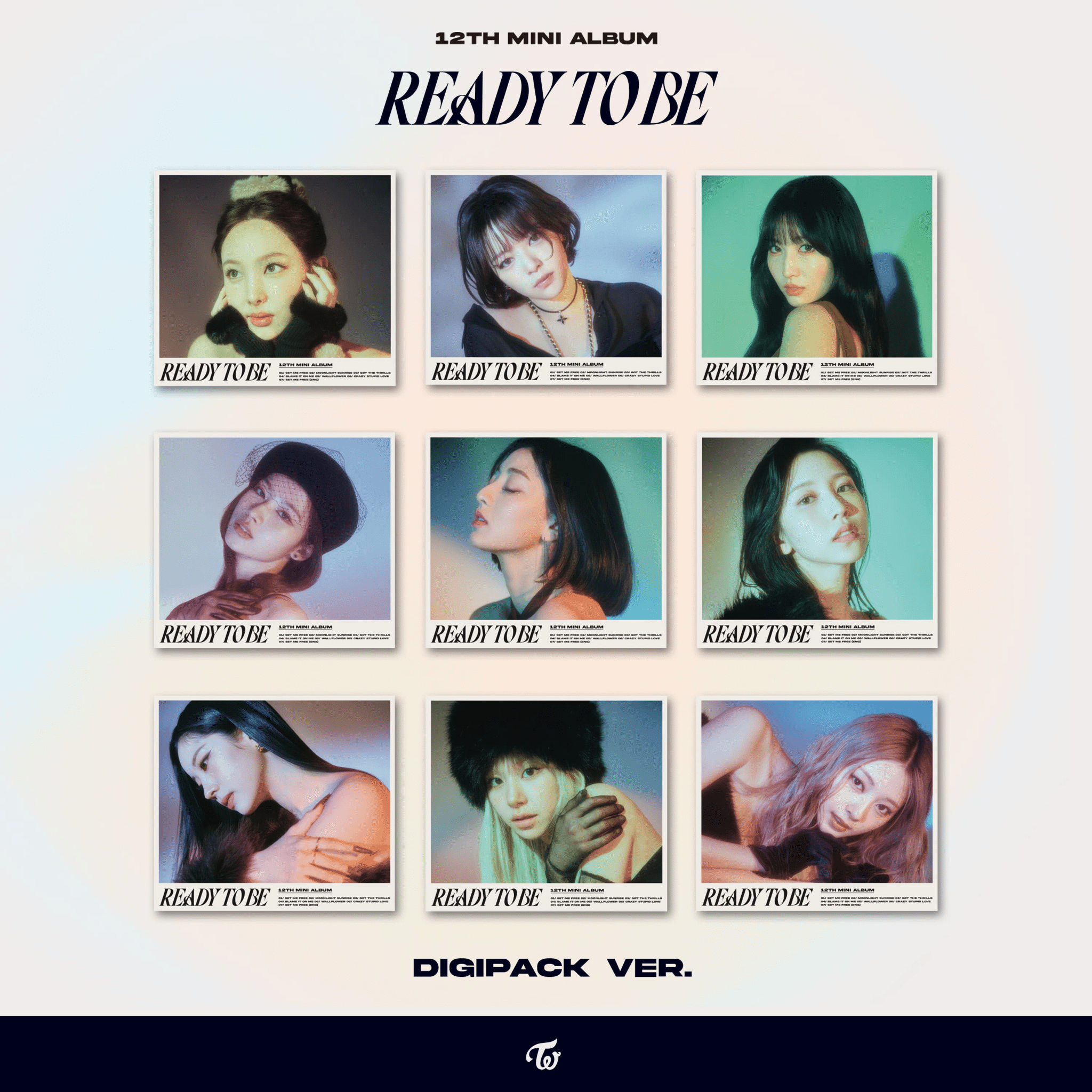 TWICE 12th Mini Album READY TO BE (Digipack Ver) – album (Jihyo / / ) | HobiEgo