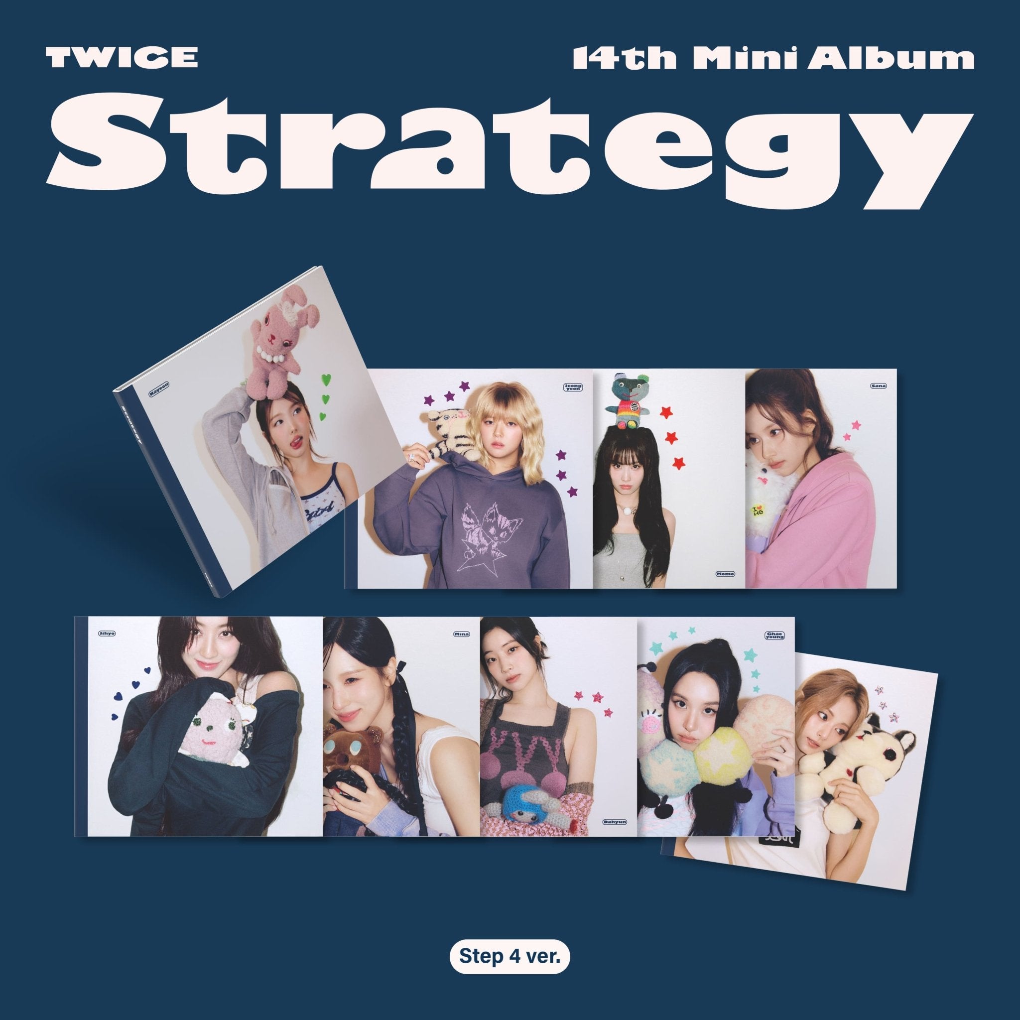 TWICE 14th Mini Album STRATEGY (Step 4 Version) – album (Jihyo / / ) | HobiEgo