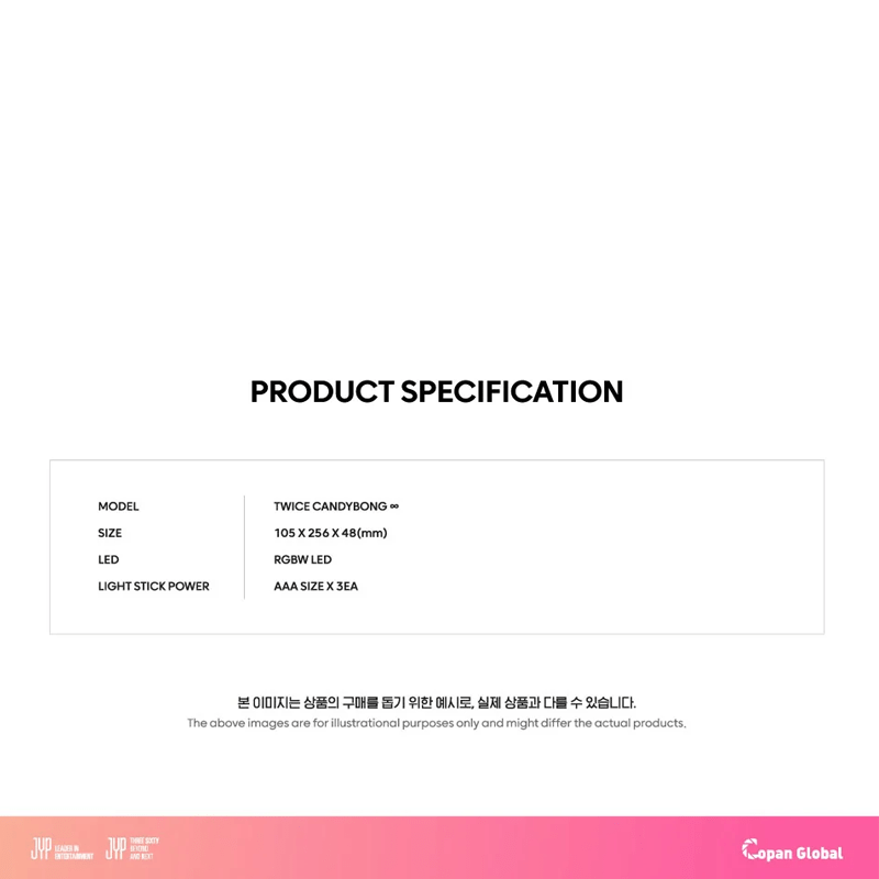TWICE Official Lightstick Candy - Bong Infinite – lightstick ( / / ) | HobiEgo