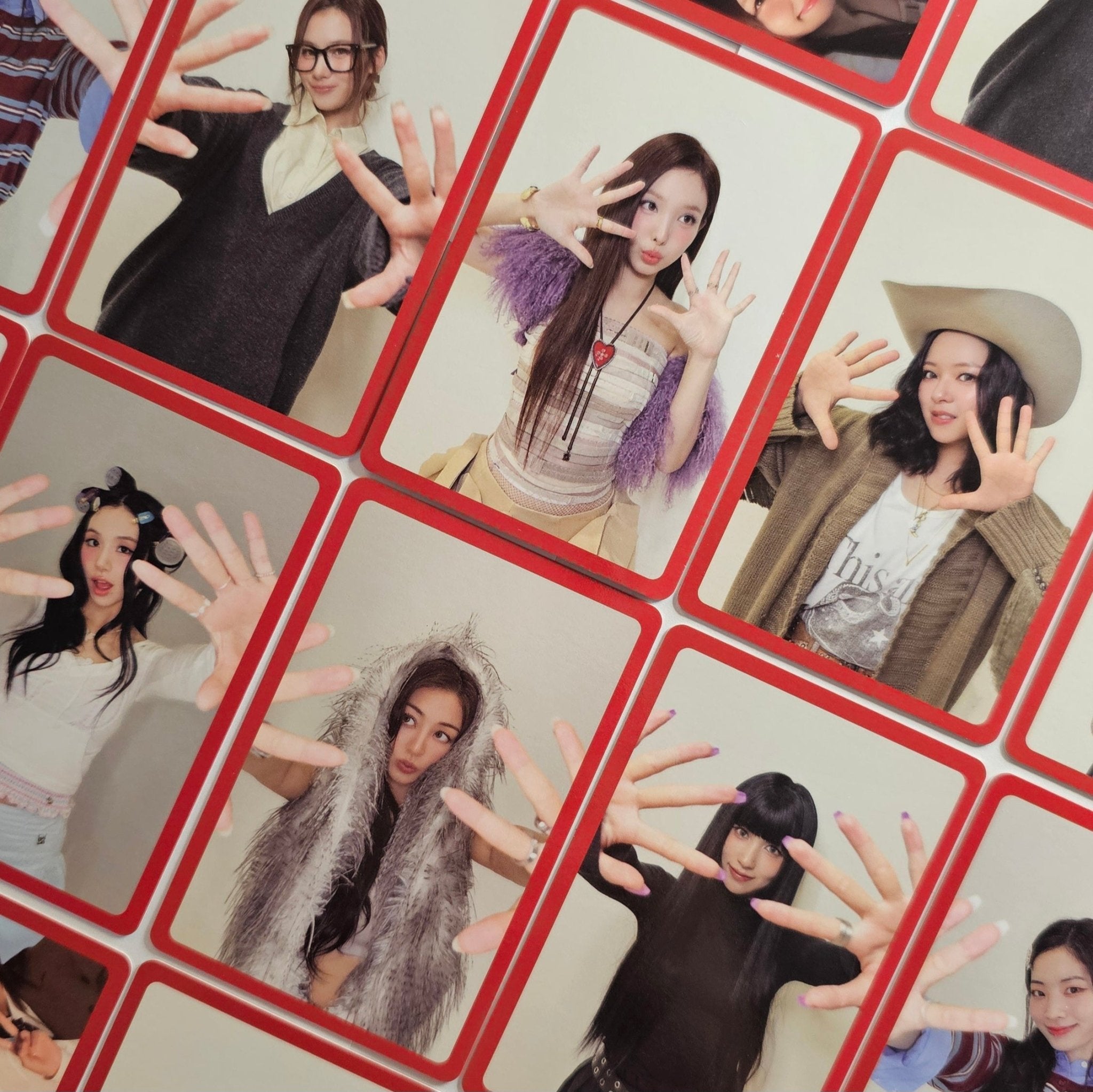 TWICE Special Album TEN: The Story Goes On Photocard Set – photocard (Cast (RED) / / ) | HobiEgo