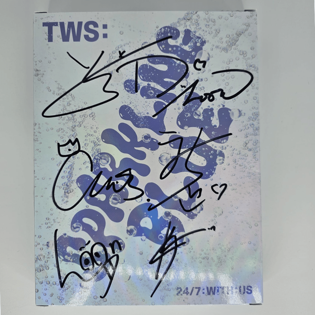 TWS 1st Mini Album Sparkling Blue (Signed Edition) – album (Lucky / / ) | HobiEgo