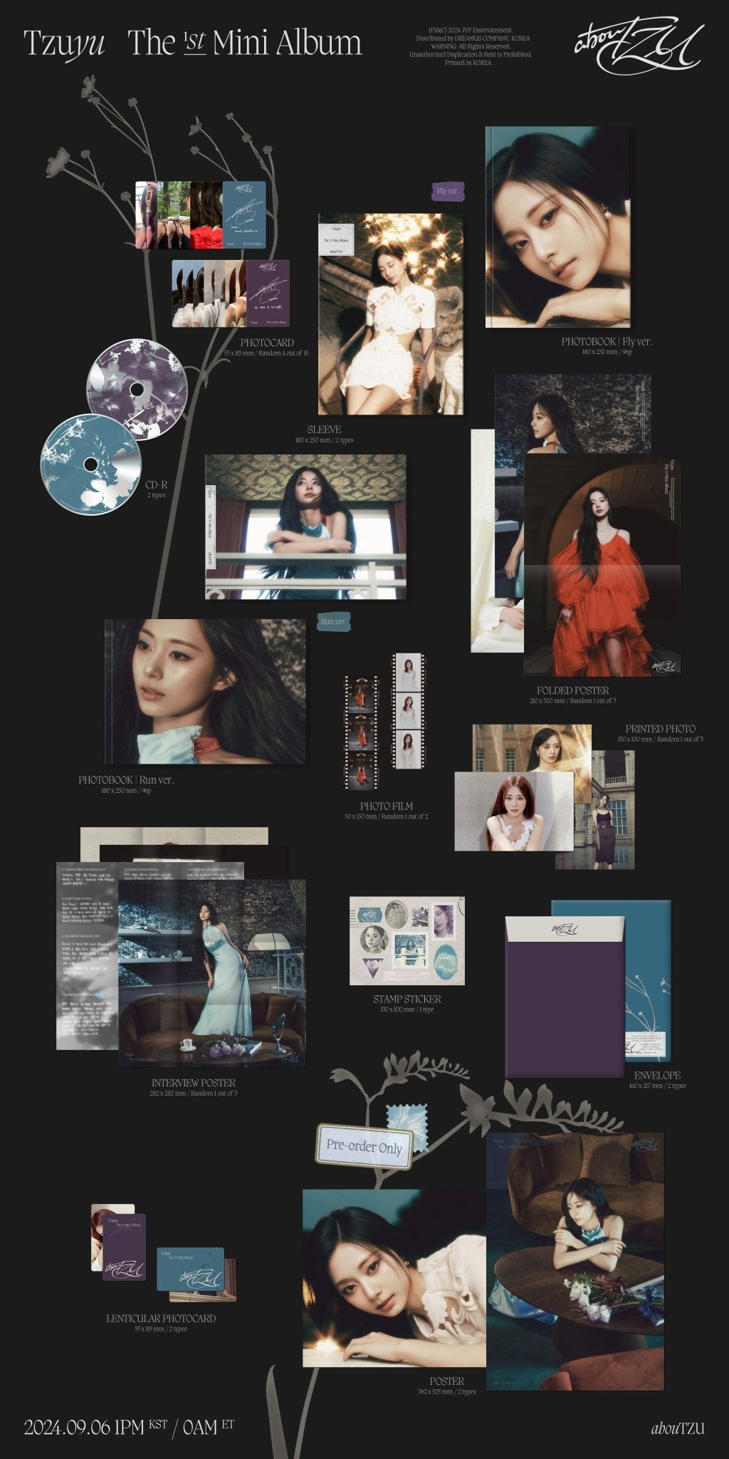 TZUYU (TWICE) 1st Mini Album abouTZU – album (Fly / / ) | HobiEgo